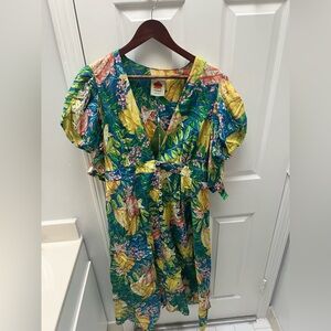 Farm Rio midi dress size large NWT